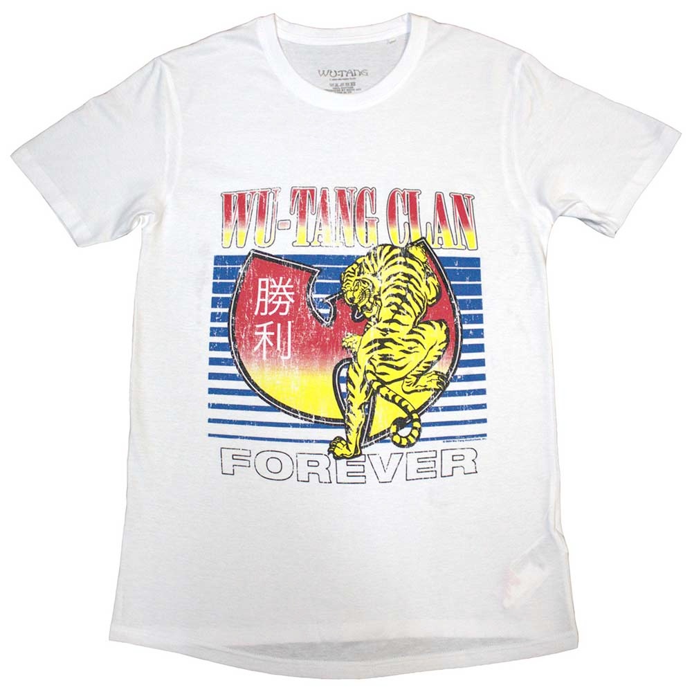 WuTang Clan - Tiger Mens Tshirt - White